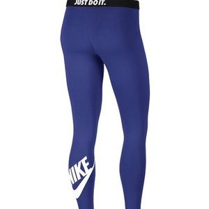 Nike Leg-A-See leggings royal blue